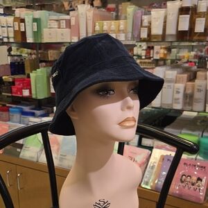 Elegant Navy Corduroy Bucket Hat